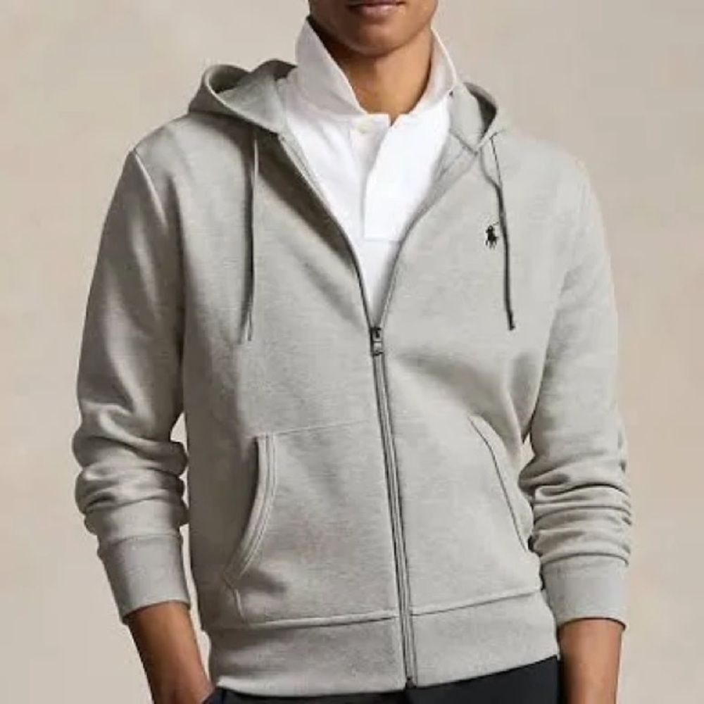 Polo by Ralph Lauren Gray Men's Hoodie Sweater L